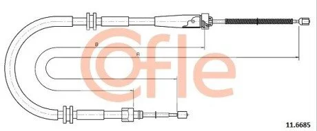Трос COFLE 116685