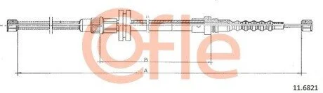Трос ручного гальма COFLE 116821