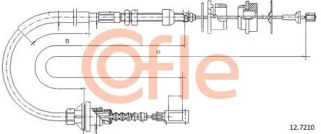 Трос зчеплення COFLE 127210