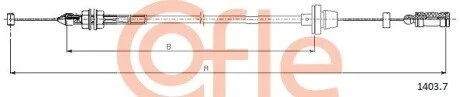 Тросик газу COFLE 14037