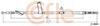 Трос ручного гальма зад. ACCORD 03- Л. (1769/1565) (диск. тормоза)