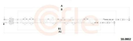 Тросовий привод, коробка передач COFLE 180802