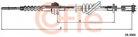 Трос зчеплення COFLE 183066