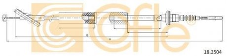 Трос зчеплення COFLE 183504