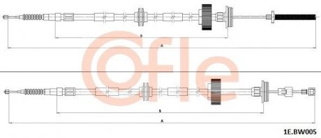 Автозапчастина COFLE 1EBW005