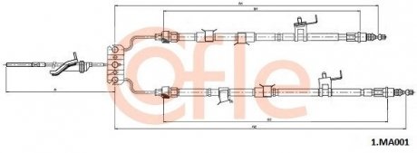 Автозапчастина COFLE 1MA001