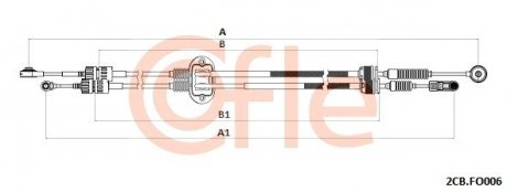 Автозапчасть COFLE 2CBFO006