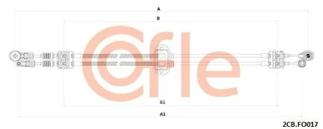 Автозапчасть COFLE 2CBFO017 (фото 1)