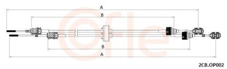 Трос КПП COFLE 2CBOP002