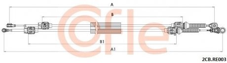 Трос перемикання передач DACIA COFLE 2CBRE003 (фото 1)