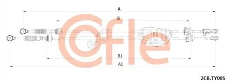 Автозапчасть COFLE 2CBTY005