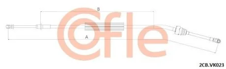 Автозапчасть COFLE 2CBVK023