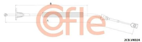 Автозапчасть COFLE 2CBVK024