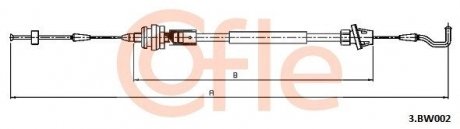 Трос газу COFLE 3BW002 (фото 1)