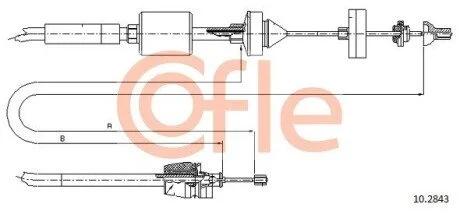LINKA SPRZEGLA COF 10.2843 COFLE 92102843