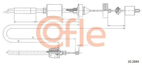 LINKA SPRZEGLA COF 10.2844 COFLE 92102844