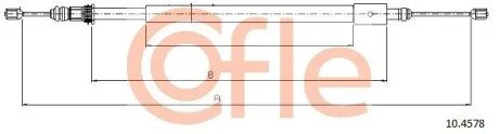 LINKA - HAMULEC RECZNY COF 10.4578 COFLE 92104578