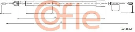 LINKA - HAMULEC RECZNY COF 10.4582 COFLE 92104582