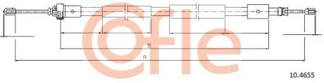 LINKA - HAMULEC RECZNY COF 10.4655 COFLE 92104655