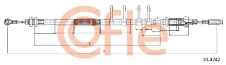 LINKA - HAMULEC RECZNY COF 10.4742 COFLE 92104742