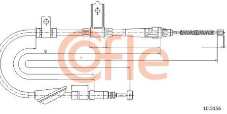 LINKA - HAMULEC RECZNY COF 10.5156 COFLE 92105156