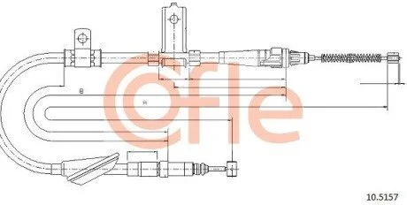 LINKA - HAMULEC RECZNY COF 10.5157 COFLE 92105157