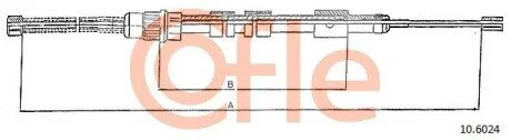 LINKA - HAMULEC RECZNY COF 10.6024 COFLE 92106024