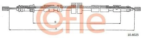 LINKA - HAMULEC RECZNY COF 10.6025 COFLE 92106025