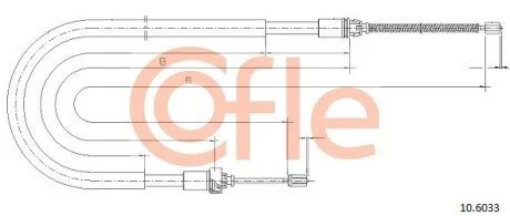 LINKA - HAMULEC RECZNY COF 10.6033 COFLE 92106033