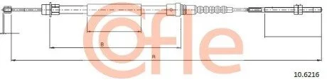 LINKA - HAMULEC RECZNY COF 10.6216 COFLE 92106216
