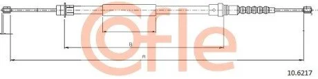 LINKA - HAMULEC RECZNY COF 10.6217 COFLE 92106217