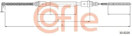 LINKA - HAMULEC RECZNY COF 10.6220 COFLE 92106220