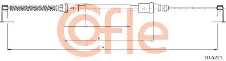 LINKA - HAMULEC RECZNY COF 10.6221 COFLE 92106221