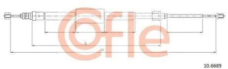 LINKA - HAMULEC RECZNY COF 10.6689 COFLE 92106689