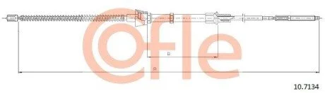 LINKA - HAMULEC RECZNY COF 10.7134 COFLE 92107134