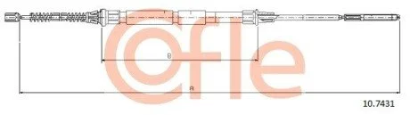 LINKA - HAMULEC RECZNY COF 10.7431 COFLE 92107431