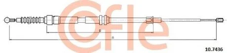 LINKA - HAMULEC RECZNY COF 10.7436 COFLE 92107436