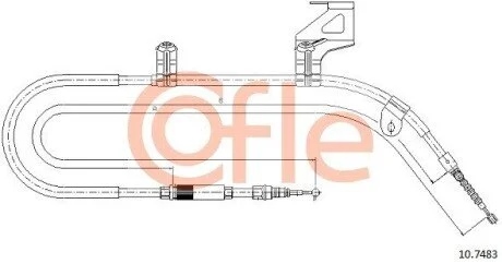 LINKA - HAMULEC RECZNY COF 10.7483 COFLE 92107483
