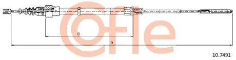 LINKA - HAMULEC RECZNY COF 10.7491 COFLE 92107491
