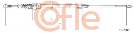 LINKA - HAMULEC RECZNY COF 10.7505 COFLE 92107505