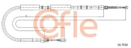 LINKA - HAMULEC RECZNY COF 10.7536 COFLE 92107536