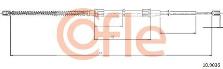 LINKA - HAMULEC RECZNY COF 10.9036 COFLE 92109036
