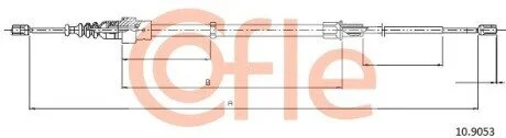 LINKA - HAMULEC RECZNY COF 10.9053 COFLE 92109053