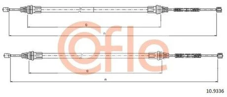LINKA - HAMULEC RECZNY COF 10.9336 COFLE 92109336