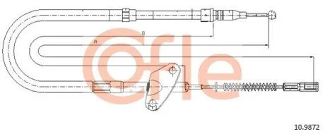 Linka ham.r. MB 207D-310D /L/ 86- COFLE 92109872
