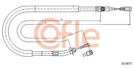 LINKA - HAMULEC RECZNY COF 10.9873 COFLE 92109873