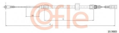 LINKA - HAMULEC RECZNY COF 10.9885 COFLE 92109885