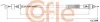 Трос зчеплення Citroen Berlingo/Peugeot Partner 00- (895/700 мм) COFLE 92112198 (фото 1)
