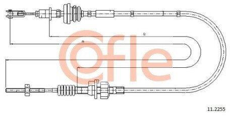 Linka sprz. C1 P107 AYGO COFLE 92112255