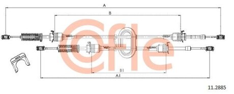 Автозапчасть COFLE 92112885 (фото 1)